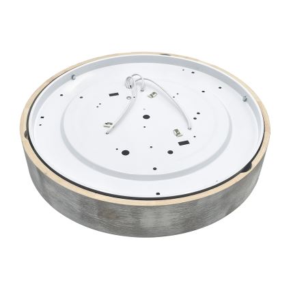 Brilagi - Lubinis šviestuvas PINO 3xE27/15W/230V pušinis/sidabrinis, skersmuo 47,5 cm