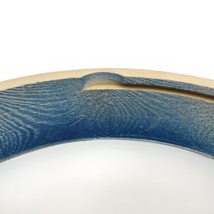 Brilagi - Lubinis šviestuvas PINO 3xE27/15W/230V pušis/mėlyna skers. 47,5 cm