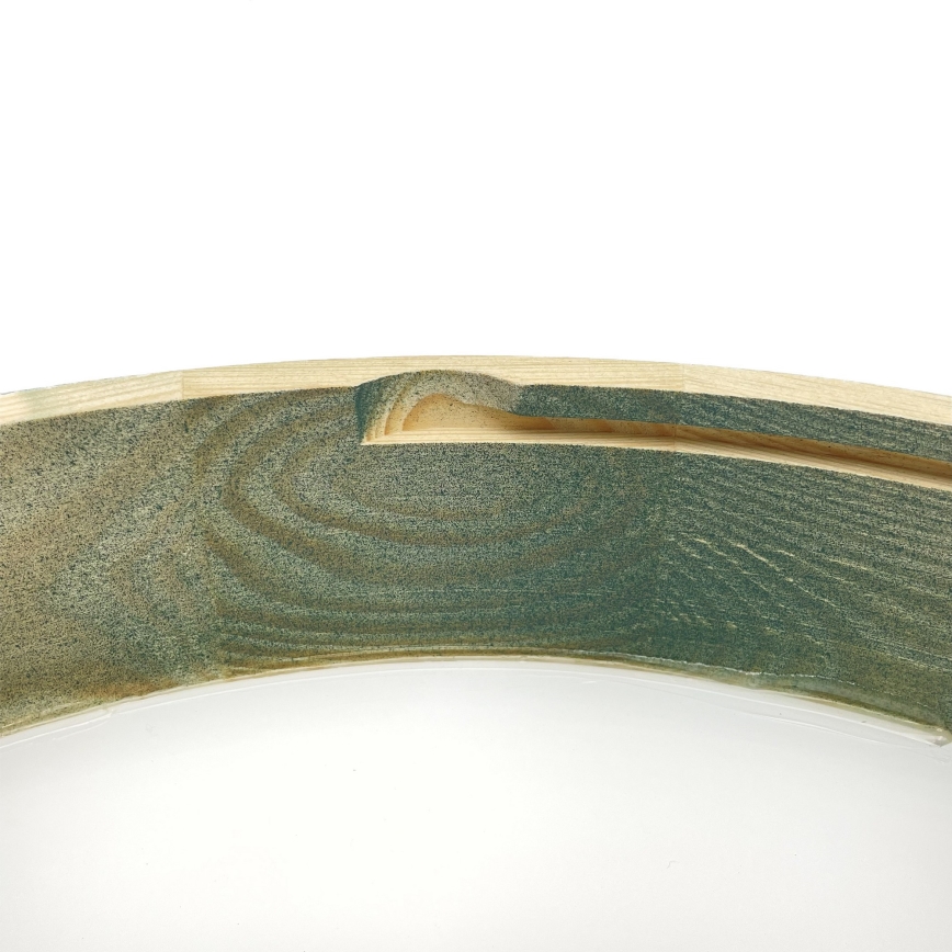 Brilagi - Lubinis šviestuvas PINO 3xE27/15W/230V pušis/žalia, skersmuo 47,5 cm