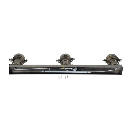 Brilagi - Lubinis šviestuvas PYRONIC 3xE27/40W/230V bronzinis su patina