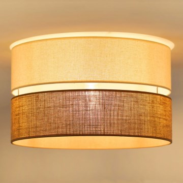 Brilagi - Lubinis šviestuvas ROYAL YUTE 1xE27/15W/230V diametras 40 cm smėlio spalva/kreminė