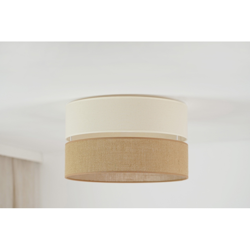 Brilagi - Lubinis šviestuvas ROYAL YUTE 1xE27/15W/230V diametras 40 cm smėlio spalva/kreminė