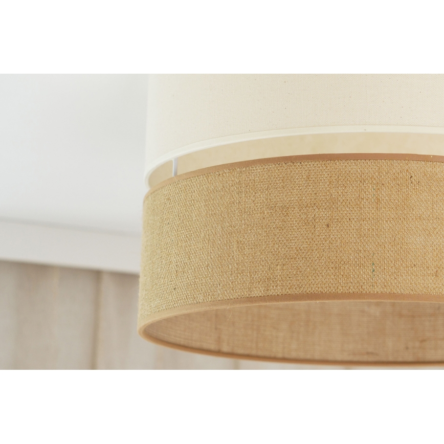 Brilagi - Lubinis šviestuvas ROYAL YUTE 1xE27/15W/230V diametras 40 cm smėlio spalva/kreminė