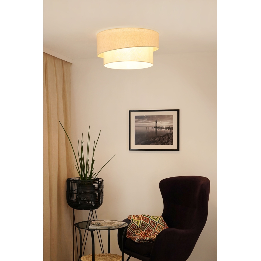 Brilagi - Lubinis šviestuvas SHINE 1xE27/15W/230V diametras 50 cm kreminė