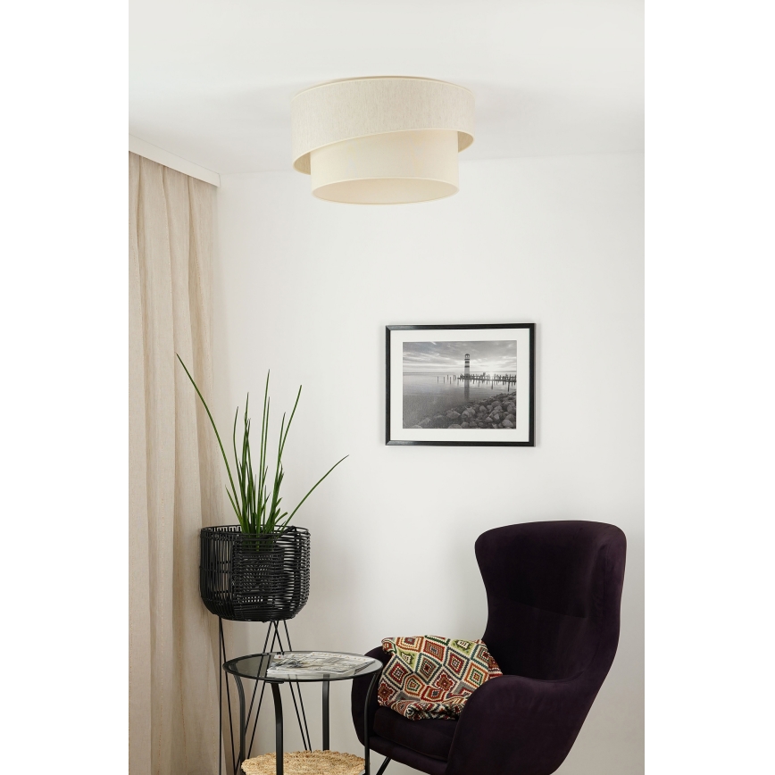 Brilagi - Lubinis šviestuvas SHINE 1xE27/15W/230V diametras 50 cm kreminė