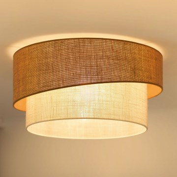 Brilagi - Lubinis šviestuvas SHINE 1xE27/15W/230V diametras 50 cm smėlio spalva/kreminė