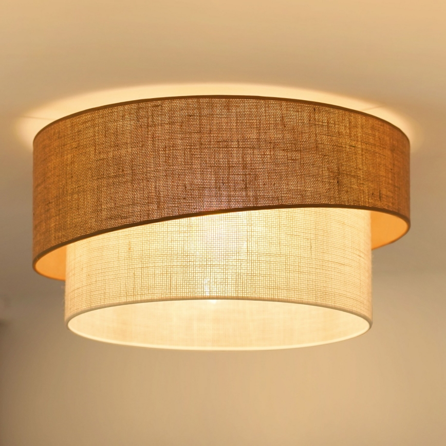 Brilagi - Lubinis šviestuvas SHINE 1xE27/15W/230V diametras 50 cm smėlio spalva/kreminė