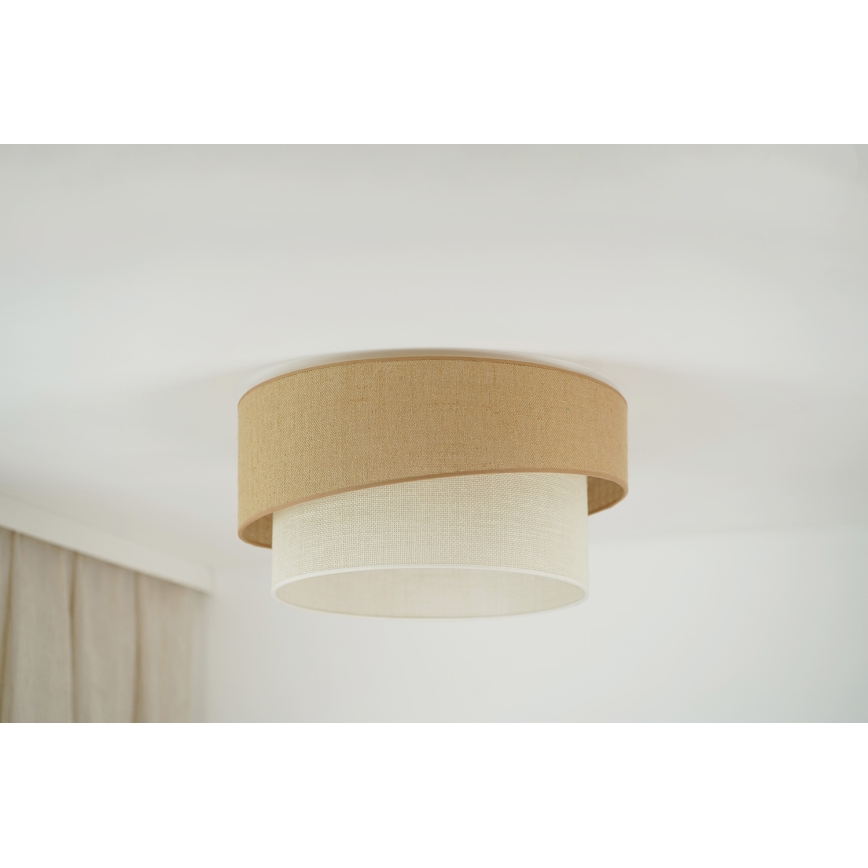 Brilagi - Lubinis šviestuvas SHINE 1xE27/15W/230V diametras 50 cm smėlio spalva/kreminė