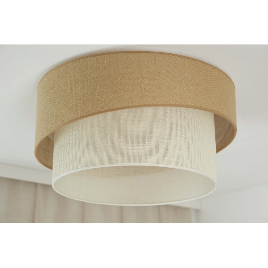 Brilagi - Lubinis šviestuvas SHINE 1xE27/15W/230V diametras 50 cm smėlio spalva/kreminė