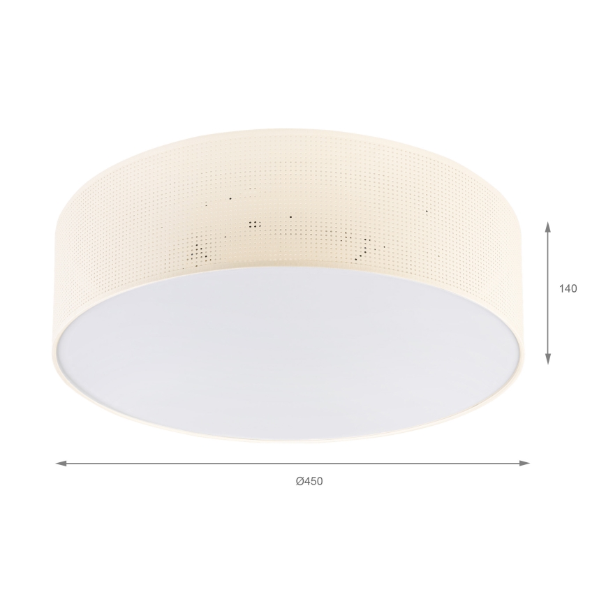 BRILAGI - Lubinis šviestuvas SIRIJA MODERN 4xE27/60W/230V skersmuo 45 cm kreminės spalvos