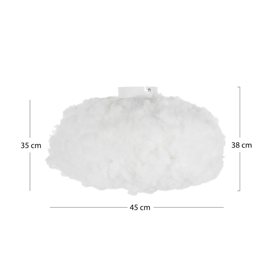 Brilagi - Lubinis šviestuvas SOLEAIR 1xE27/40W/230V Ø 45 cm baltas
