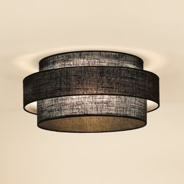 Brilagi - Lubinis šviestuvas SPACE YUTE LED/12W/230V diametras 50 cm 3000K/4000K/6400K juoda