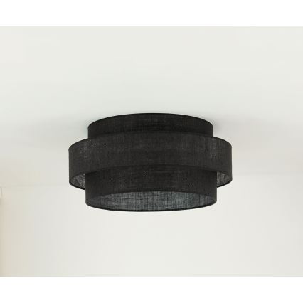 Brilagi - Lubinis šviestuvas SPACE YUTE LED/12W/230V diametras 50 cm 3000K/4000K/6400K juoda