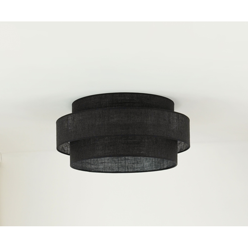 Brilagi - Lubinis šviestuvas SPACE YUTE LED/12W/230V diametras 50 cm 3000K/4000K/6400K juoda