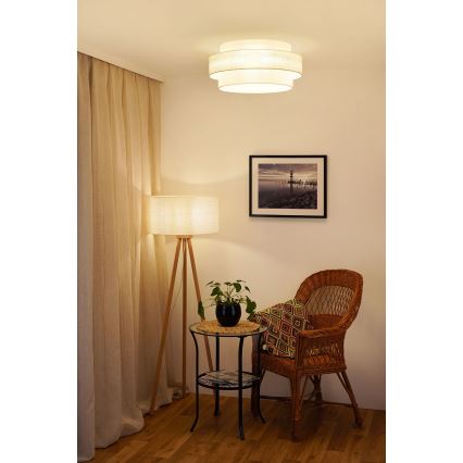 Brilagi - Lubinis šviestuvas SPACE YUTE LED/12W/230V diametras 50 cm 3000K/4000K/6400K kreminė