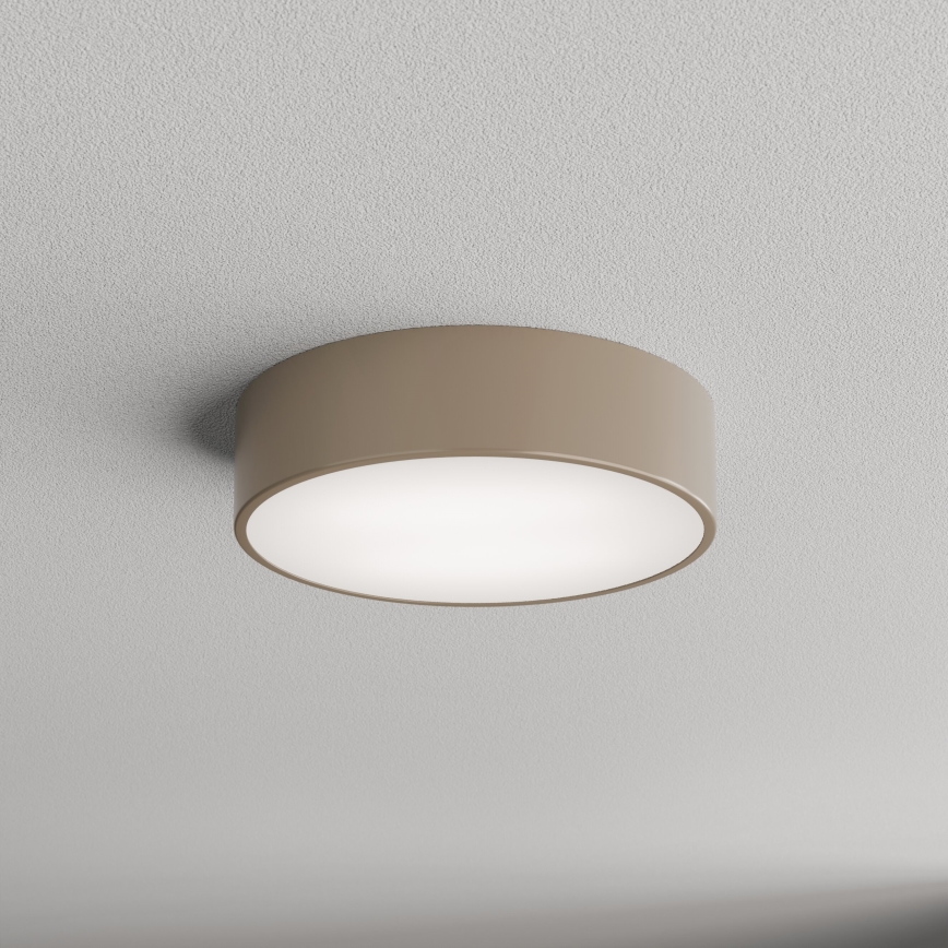 Brilagi - Lubinis šviestuvas su jutikliu CLARE 2xE27/24W/230V diametras 30 cm smėlio spalva