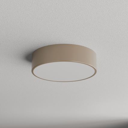 Brilagi - Lubinis šviestuvas su jutikliu CLARE 2xE27/24W/230V diametras 30 cm smėlio spalva