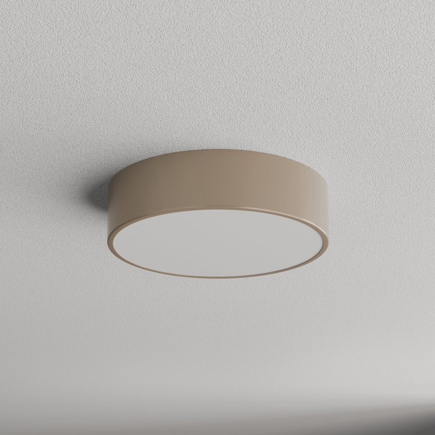 Brilagi - Lubinis šviestuvas su jutikliu CLARE 2xE27/24W/230V diametras 30 cm smėlio spalva