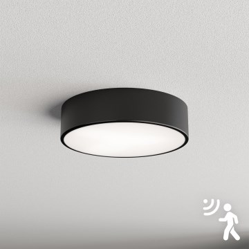 Brilagi - Lubinis šviestuvas su jutikliu CLARE 2xE27/40W/230V diametras 30 cm juoda