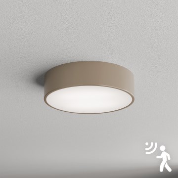 Brilagi - Lubinis šviestuvas su jutikliu CLARE 2xE27/40W/230V diametras 30 cm smėlio spalva