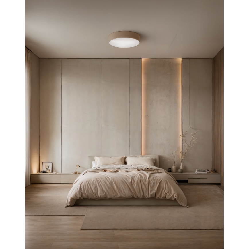 Brilagi - Lubinis šviestuvas su jutikliu CLARE 3xE27/24W/230V diametras 40 cm smėlio spalva