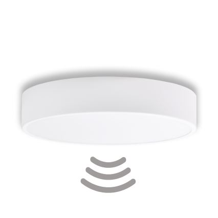 Brilagi - Lubinis šviestuvas su jutikliu CLARE 3xE27/40W/230V diametras 40 cm balta