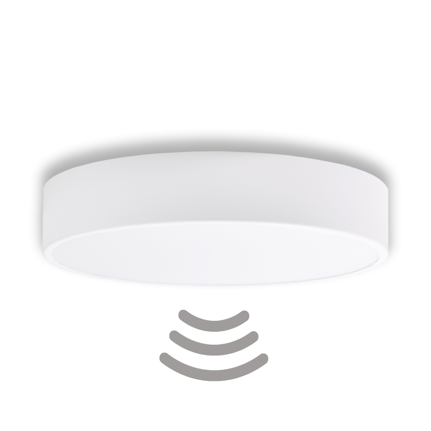 Brilagi - Lubinis šviestuvas su jutikliu CLARE 3xE27/40W/230V diametras 40 cm balta
