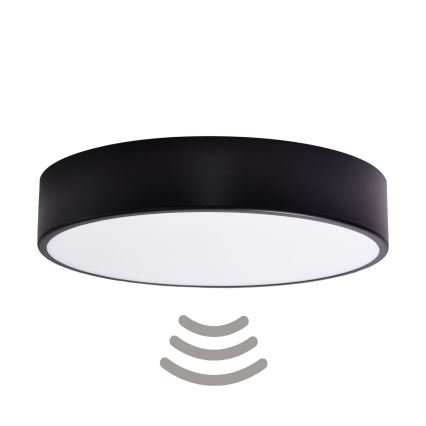 Brilagi - Lubinis šviestuvas su jutikliu CLARE 3xE27/40W/230V diametras 40 cm juoda