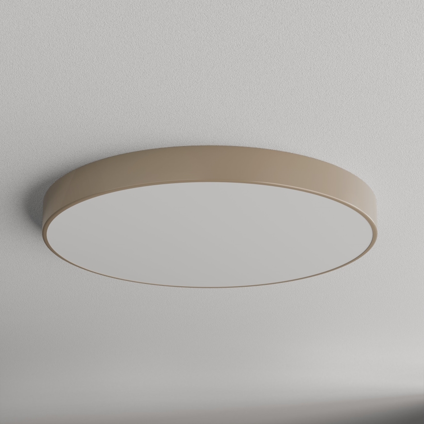 Brilagi - Lubinis šviestuvas su jutikliu CLARE 6xE27/24W/230V diametras 80 cm smėlio spalva