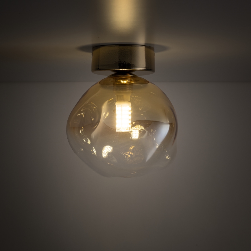 Brilagi - Lubinis šviestuvas VULCANO 1xG9/8W/230V auksinė/dūminė smėlio spalvos