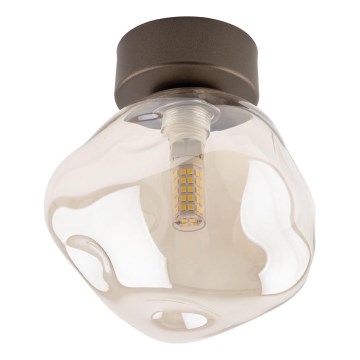 Brilagi - Lubinis šviestuvas VULCANO 1xG9/8W/230V ruda/dūminė smėlio spalva