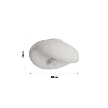 BRILAGI - Lubinis šviestuvas WABI SABI 1xE27/60W/230V skersmuo 40 cm baltas