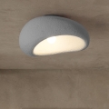 BRILAGI - Lubinis šviestuvas WABI SABI 1xE27/60W/230V Ø 40 cm pilkas