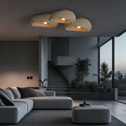 BRILAGI - Lubinis šviestuvas WABI SABI 1xE27/60W/230V Ø 50 cm smėlinis