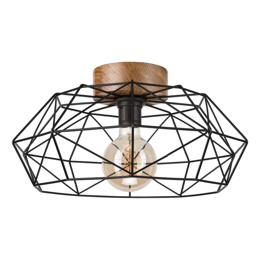 Brilagi - Lubinis šviestuvas WOODY BASKET 1xE27/60W/230V ąžuolas