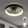 Brilagi - lubinis ventiliatorius su reguliuojamu LED apšvietimu LED/34W/230V 3000-6500K, skersmuo 50 cm, juodas + nuotolinis valdymas