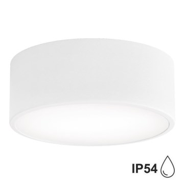 Brilagi - Lubinis vonios šviestuvas CLARE 1xE27/24W/230V diametras 20 cm IP54 balta