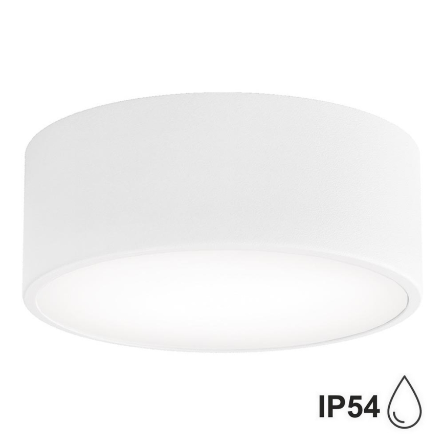 Brilagi - Lubinis vonios šviestuvas CLARE 1xE27/24W/230V diametras 20 cm IP54 balta