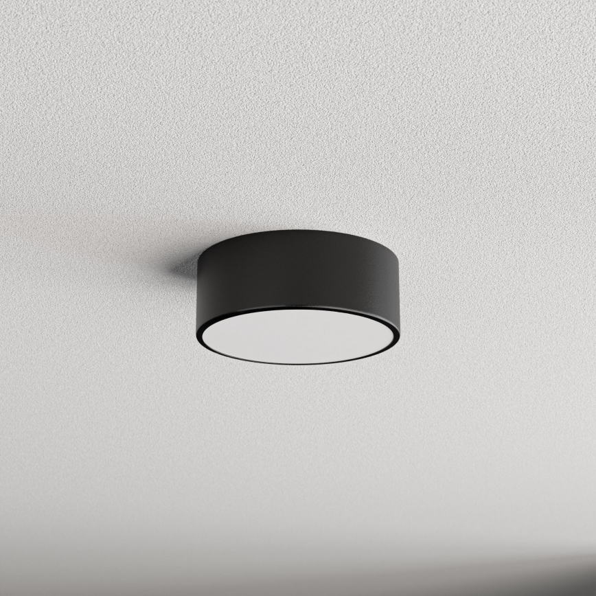 Brilagi - Lubinis vonios šviestuvas CLARE 1xE27/24W/230V diametras 20 cm IP54 juoda
