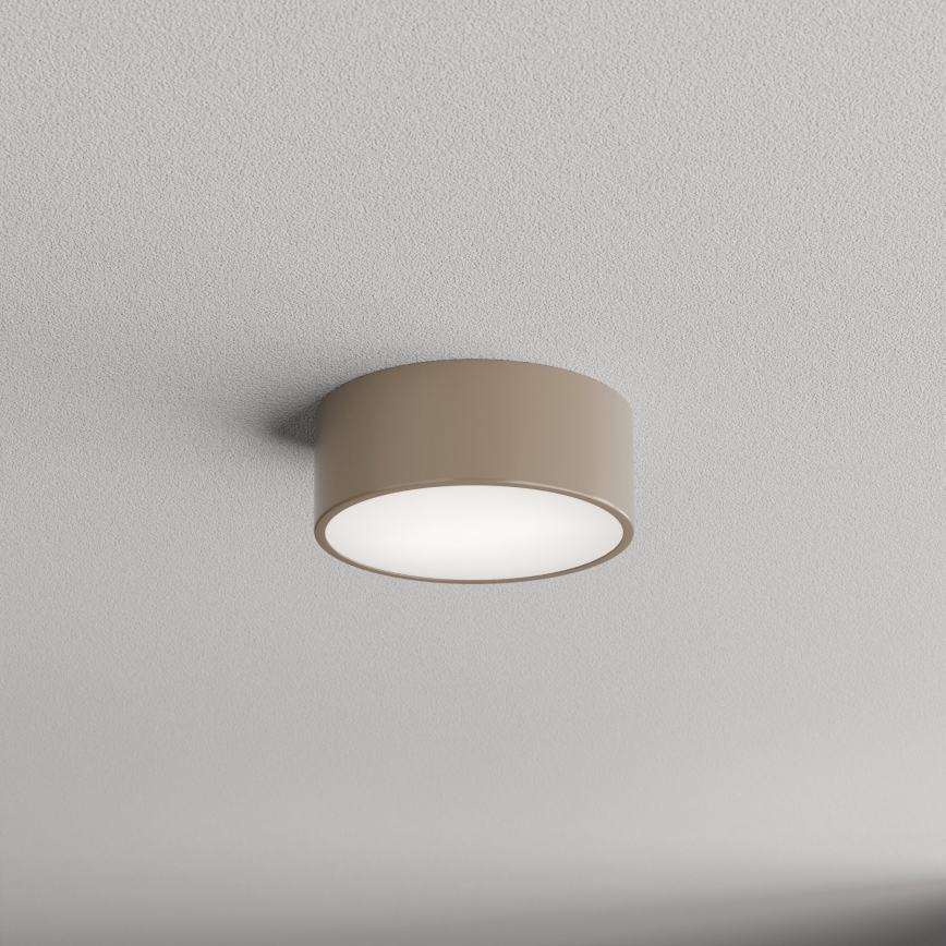 Brilagi - Lubinis vonios šviestuvas CLARE 1xE27/24W/230V diametras 20 cm IP54 smėlio spalva