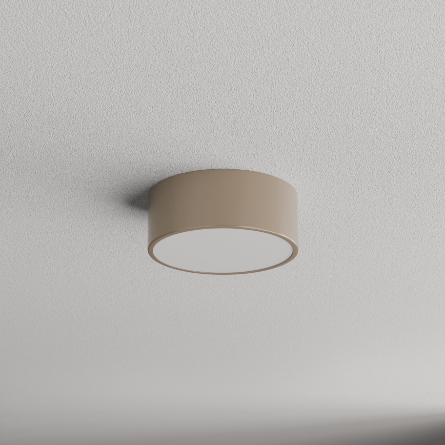 Brilagi - Lubinis vonios šviestuvas CLARE 1xE27/24W/230V diametras 20 cm IP54 smėlio spalva