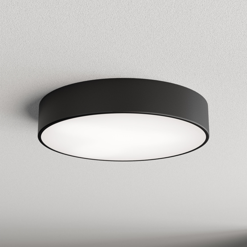 Brilagi - Lubinis vonios šviestuvas CLARE 3xE27/24W/230V diametras 40 cm juoda IP54
