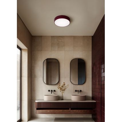 Brilagi - Lubų šviestuvas CLARE 2xE27/24W/230V, skersmuo 30 cm, bordo spalvos