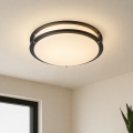 Brilagi - lubų šviestuvas ELARO, 4 x E27, 40 W, 230 V, Ø 41 cm, juodas