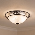 BRILAGI - lubų šviestuvas FRESCO 3xE27/40W/230V, skersmuo 48 cm, ruda