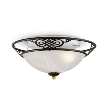 BRILAGI - lubų šviestuvas FRESCO 3xE27/40W/230V, skersmuo 48 cm, ruda