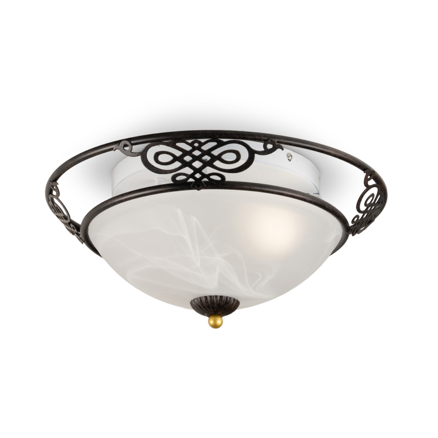 BRILAGI - lubų šviestuvas FRESCO 3xE27/40W/230V, skersmuo 48 cm, ruda