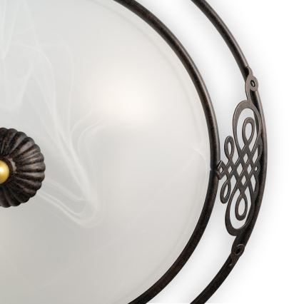BRILAGI - lubų šviestuvas FRESCO 3xE27/40W/230V, skersmuo 48 cm, ruda