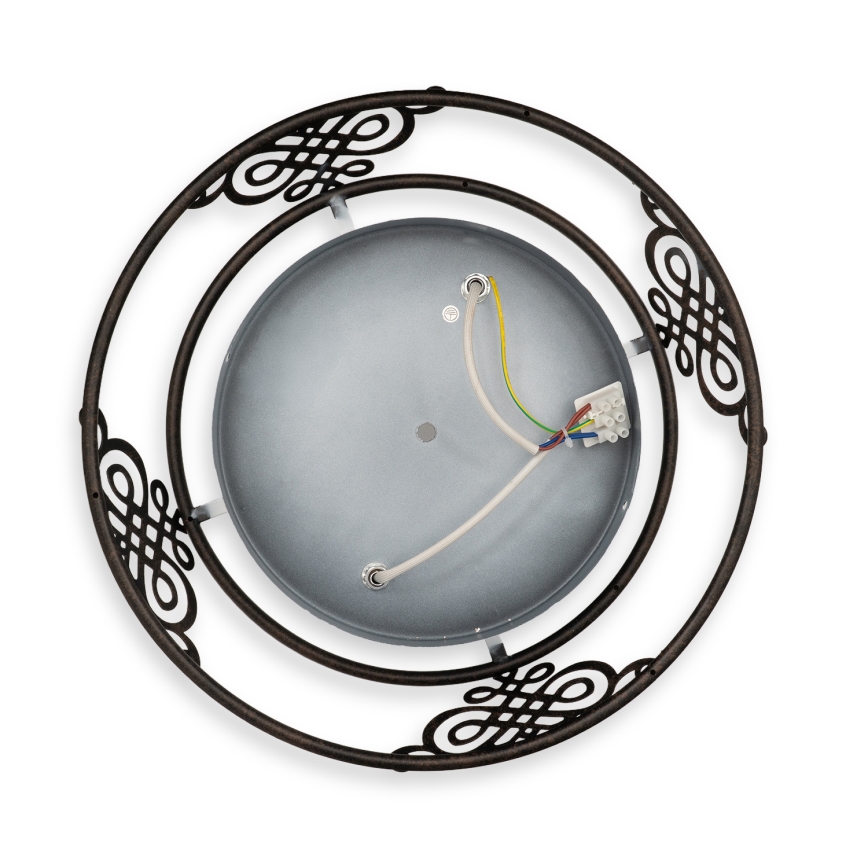 BRILAGI - lubų šviestuvas FRESCO 3xE27/40W/230V, skersmuo 48 cm, ruda