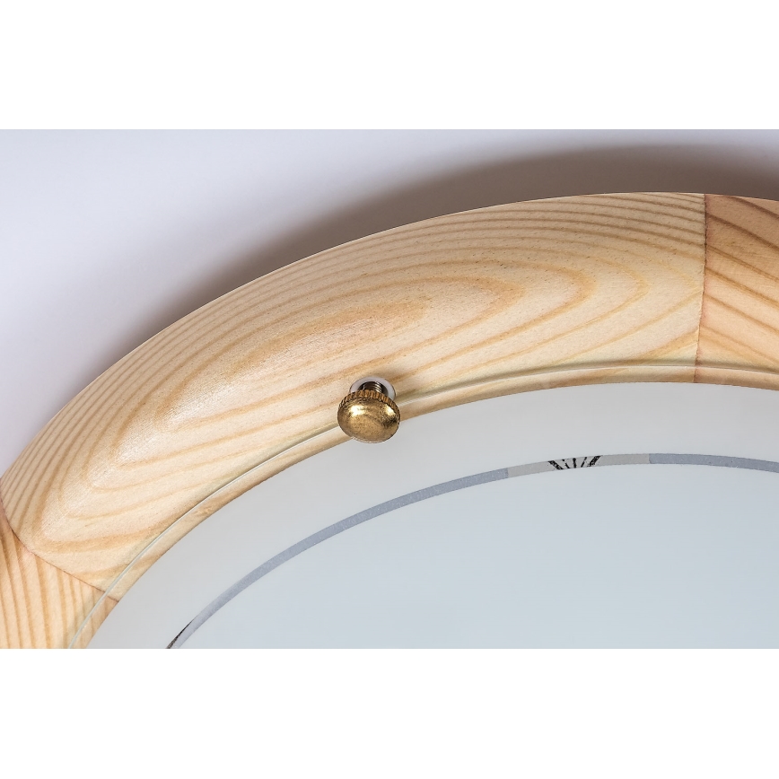 Brilagi - Lubų šviestuvas ORBIS 1xE27/60W/230V skersmuo 30 cm pušis